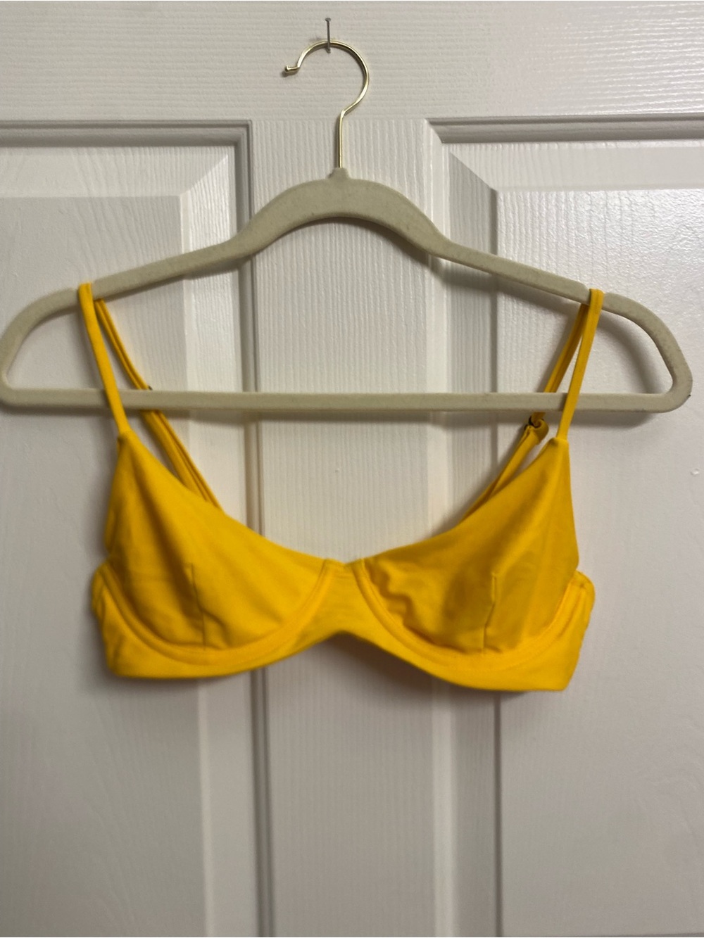 Blackbough Yellow Underwire Bikini Top
